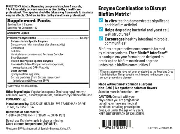 Close-up de cápsulas InterFase