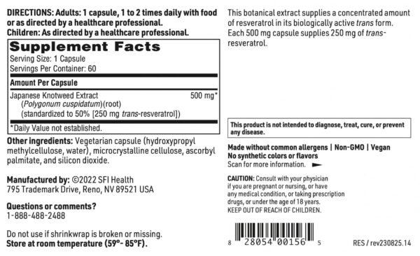 Caja de Resveragen Klaire Labs