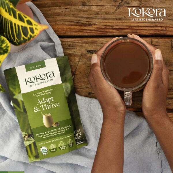Kokora suplemento adaptógeno vegano sin gluten 30 porciones