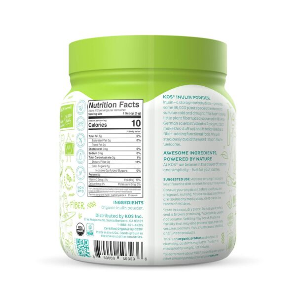 KOS polvo prebiótico inulina envase 112 porciones