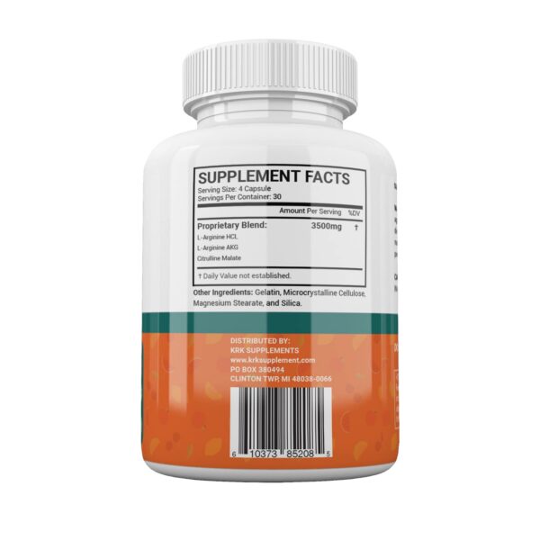 Composición: L-Arginina AKG Citrulina Malato