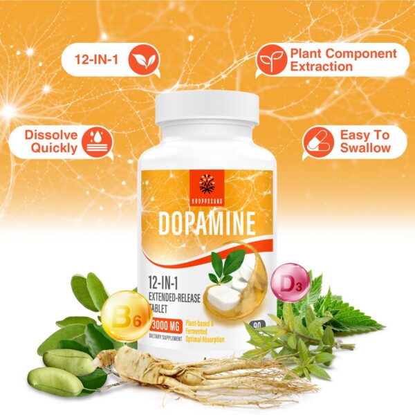 Kroppssund suplemento dopamina 12 ingredientes naturales