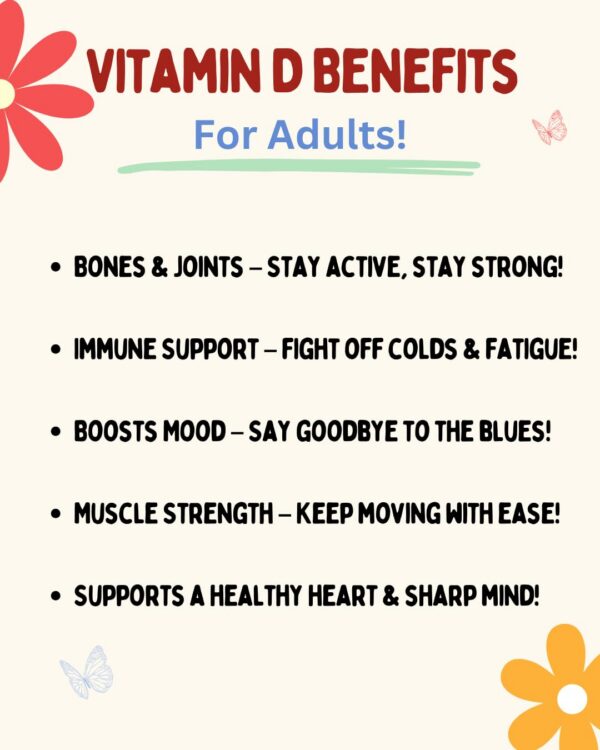 Ingrediente de Krunchy Kids D3 Gummies