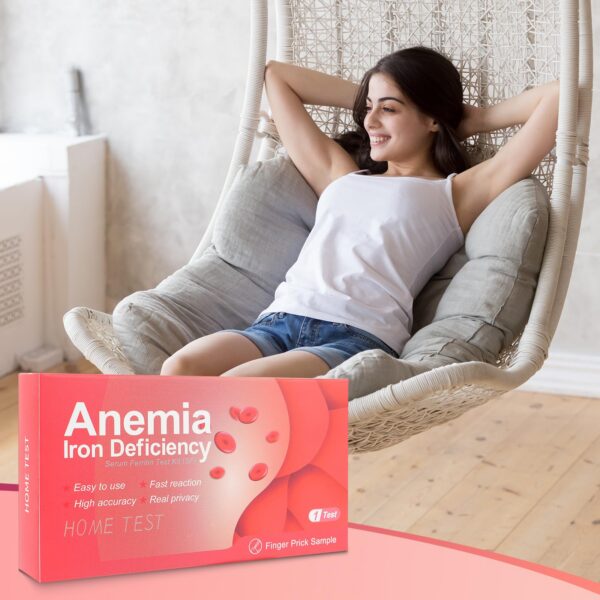 Contenido del kit de prueba de hierro