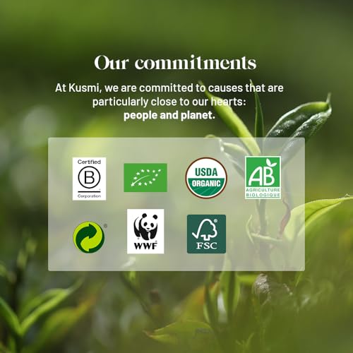 Kusmi Tea etiqueta pack té verde detox mate pomelo orgánico