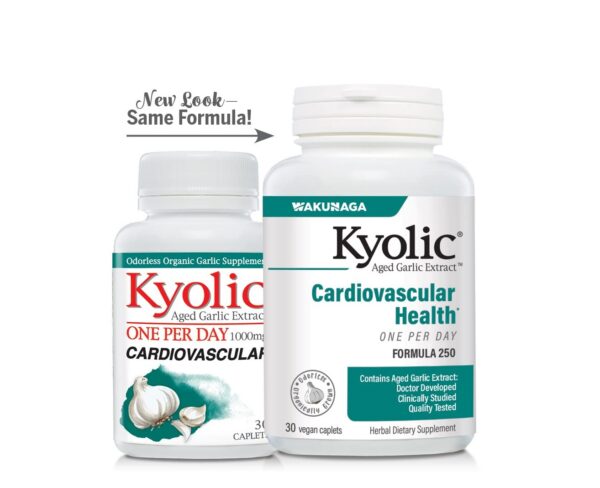 Kyolic cápsulas extracto ajo envejecido para salud cardiovascular