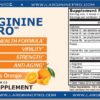 Version 1.0.0 Información nutricional en etiqueta de L-ARGININE PRO