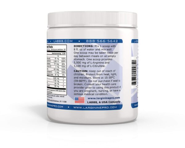 Caja y tarro de L-ARGININE PRO