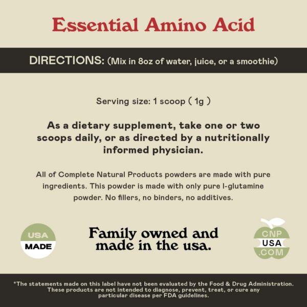 Tapa de seguridad del frasco de L-Glutamina