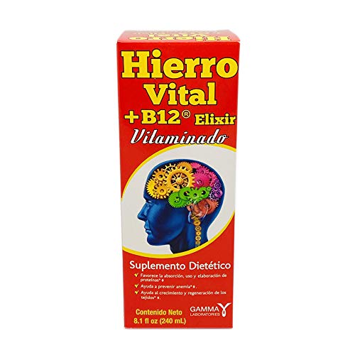 La Botica Imports suplemento B12 multivitamínico visión lateral