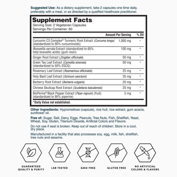 Laboratorio Nature's Lab Gold suplemento herbal con ingredientes puros