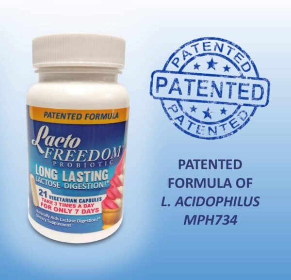 Lactosa y gráfico en empaque