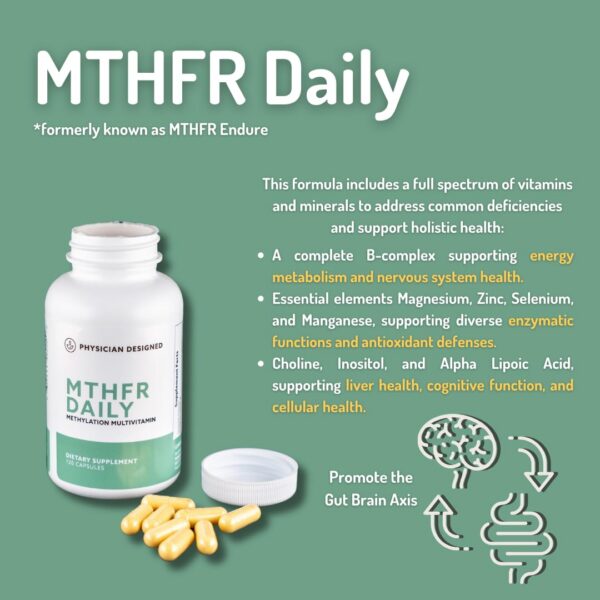 Lado caja multivitamínico metilado MTHFR PD VARS ingredientes