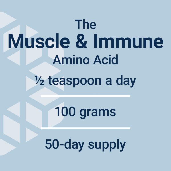 Lado envase Polvo L-Glutamina Life Extension