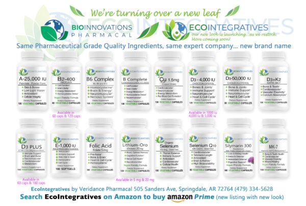 Lado del envase Riboflavina 400 mg BioInnovations