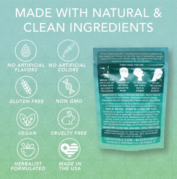 Version 1.0.0 Laki Naturals mezcla zinc manzanilla echinacea menta sal marina