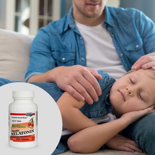 Landau melatonina masticable suplemento natural 100 tabletas