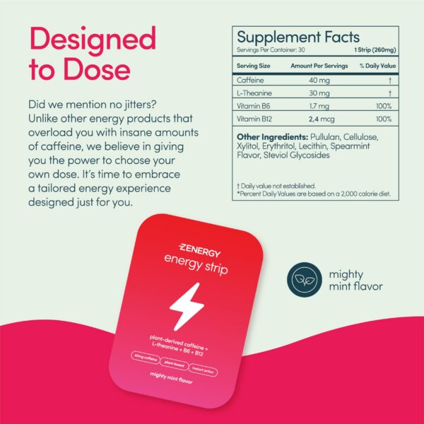 lata ZENERGY tiras sin azúcar sin calcio sin gluten vegano saludable