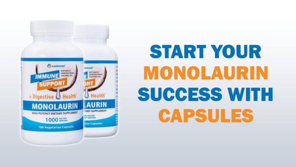 Empaque externo Lauricare Monolaurin 1000 mg