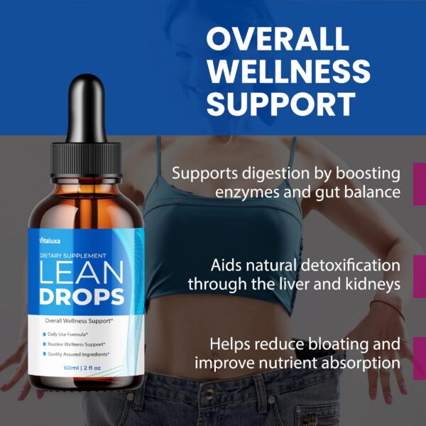Lean Drops apoyo total bienestar y fitness
