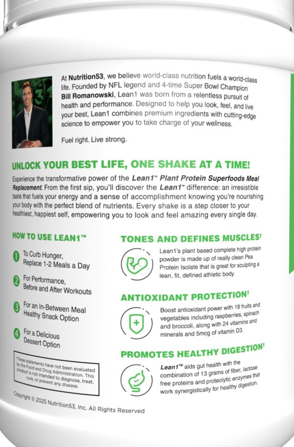 Batido preparado Lean1 sabor fresa