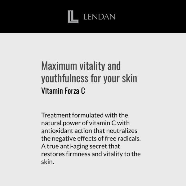 Envase externo de 12 ampollas LENDAN Vitamina C