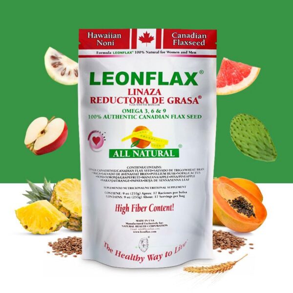 Leonflax complemento dietético linaza canadiense para bienestar general
