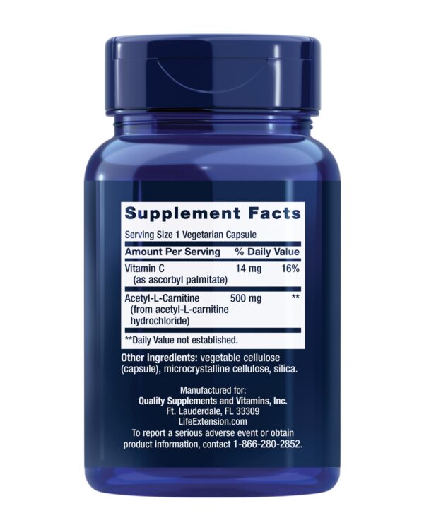 Frasco Life Extension sobre fondo claro