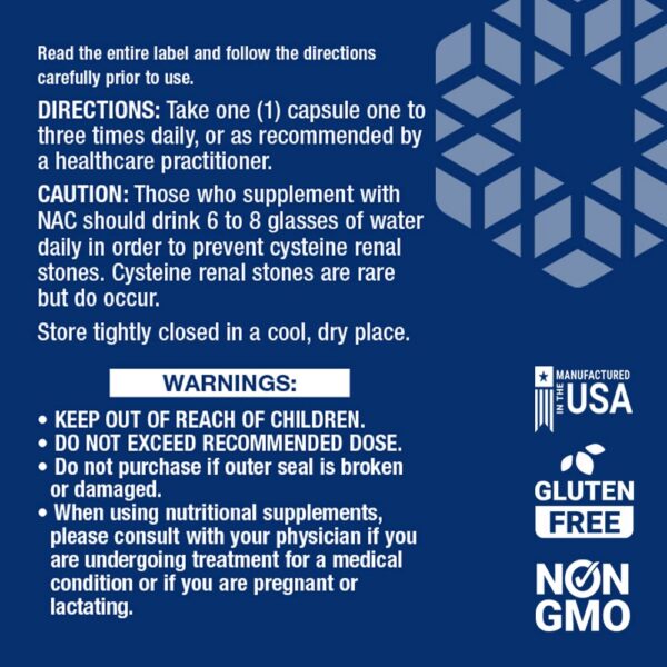 Frente de la caja Life Extension NAC