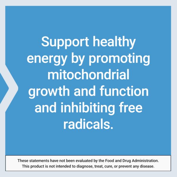 Información nutricional Life Extension Mitochondrial Basics