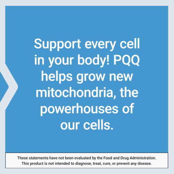 Envase de Life Extension PQQ 20 mg