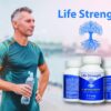 Cierre y etiqueta del frasco LifeStrength