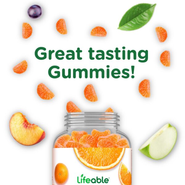 Version 1.0.0 Frasco Lifeable con gomitas de vitamina C