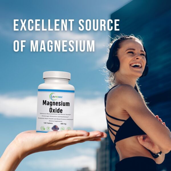 Frasco LifePROMAX magnesio vista lateral