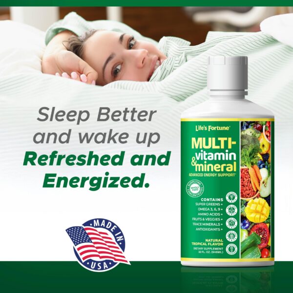 Life's Fortune Multivitamínico Líquido para energía diaria