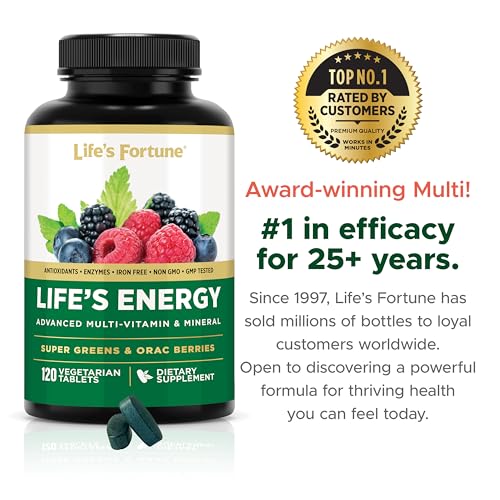 Life's Fortune Multivitamin Advanced bottle side view