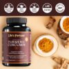 Life's Fortune suplemento orgánico cúrcuma y jengibre mejora absorción