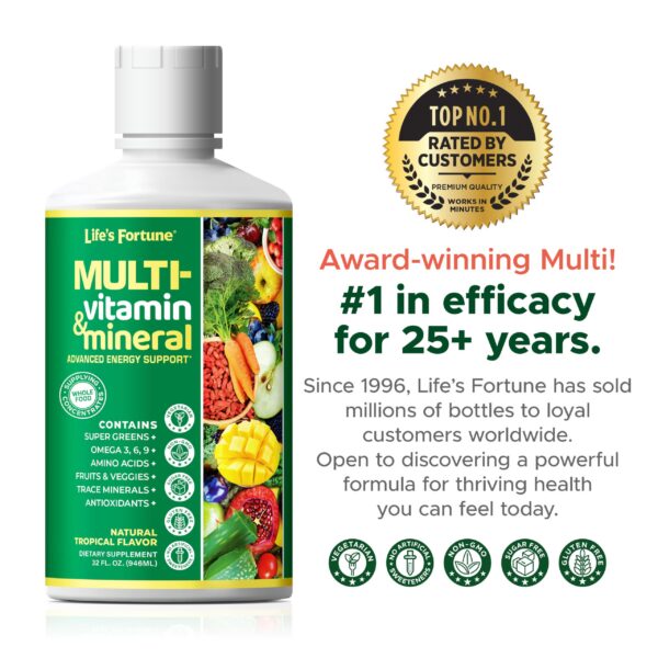 Life's Fortune Multivitamínico Líquido con vitaminas esenciales