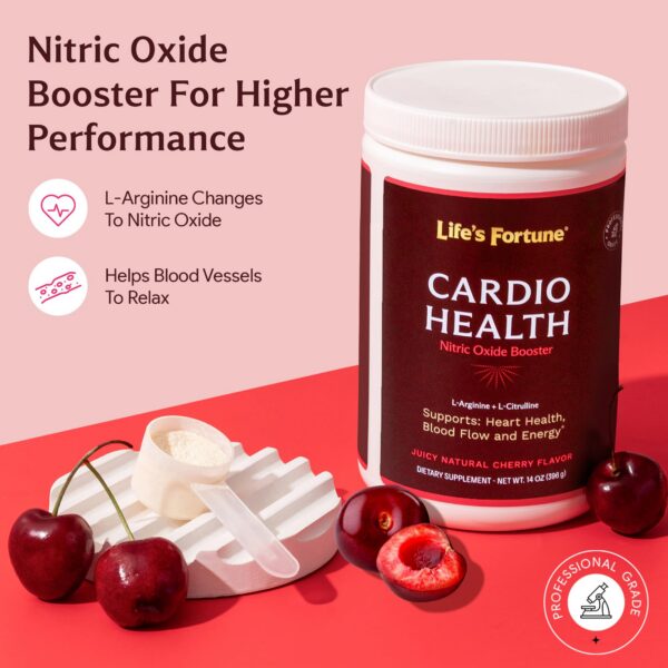 Etiqueta con sabor cereza en el envase