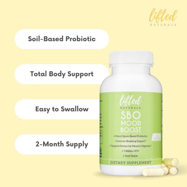 Lifted Naturals suplemento salud intestinal vegano sin gluten