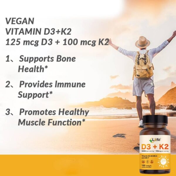 Lista de ingredientes LIIFE D3 K2