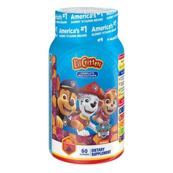 Gomitas sabor cereza naranja arándano multivitamínico Paw Patrol