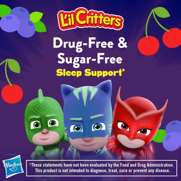 L'il Critters PJ Masks melatonina sin gluten ni lácteos