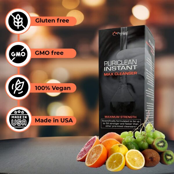 Polvo detox Puriclean Max para limpieza 5 veces más fuerte