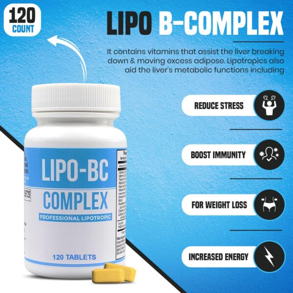 Lipo-BC tabletas para metabolismo saludable y energía