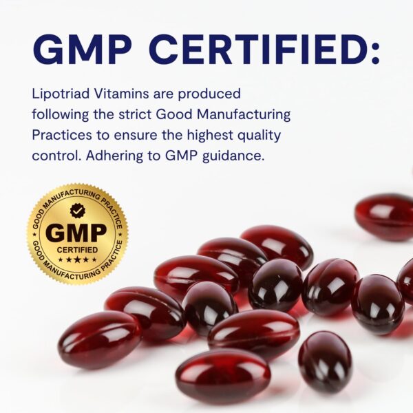 Detalle de vitamina E y linaza en empaque