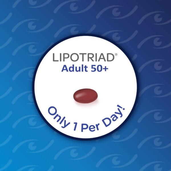 Suplemento Lipotriad para salud visual adultos mayores