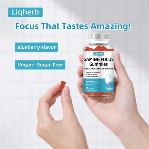 Caja Liqherb Focus Gummy