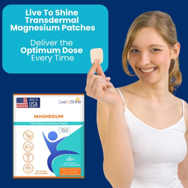 Frasco de parches Live To Shine