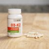 Frasco suplemento LIVEGOOD vitamina D3 y K2 vegano